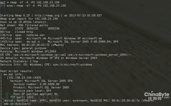从报复打击MS SQL Server到获得系统拜候权限