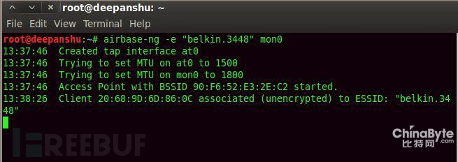 BT5 + wireshark玩wifi捕获和中间人攻击