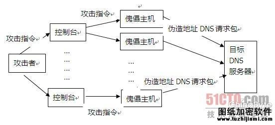 伪造地址的DNS查询DDoS攻击